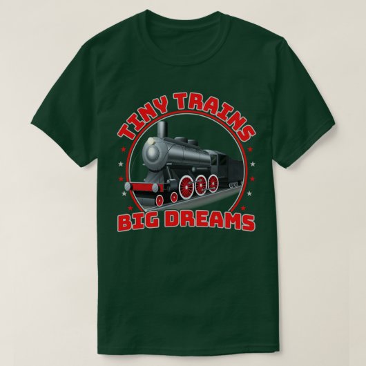 モデルビルダーモデルトレインモデル機関車3 Tシャツ (デザイン正面)
