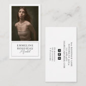 モデルプロフェッショナルフォト名刺 名刺 (正面/裏面)