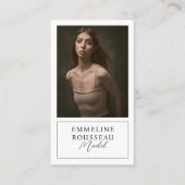 モデルプロフェッショナルフォト名刺 名刺 (正面)