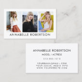 モデルモダンとアクター3 Photo Pro 名刺 (正面/裏面)