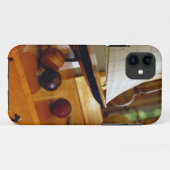 モデルヨットによるテーブルの旧式な野球 Case-Mate iPhoneケース (裏面(横))