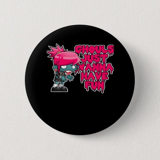 モデルヴィンテージフォトグラフGhouls単におもしろいA 缶バッジ (正面)