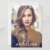 モデル俳優フォトプロフェッショナルコンポジットカードブラックW (正面)