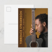 モデル俳優ミュージシャン歌手プロモーション葉書 ポストカード (正面/裏面)