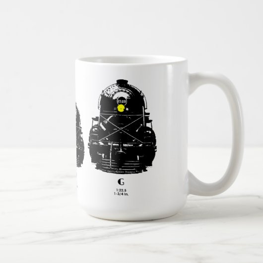 モデル列車ははかりで測ました-あなたのスケールは何ですか。 マグカップ (右)