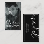 モデル女優名刺 名刺 (正面/裏面)