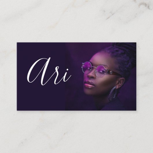 モデル女優名刺 名刺 (正面)