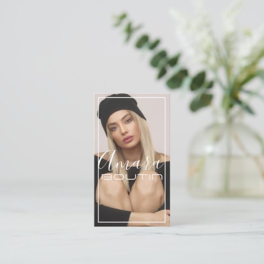 モデル女優名刺 名刺 (スタンド正面)