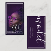 モデル女優名刺 名刺 (正面/裏面)