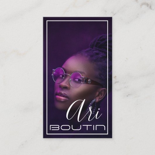 モデル女優名刺 名刺 (正面)