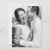 モデル描フローラ写結婚真 招待状 (裏面)