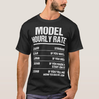 モデル時給おもしろい誕生日ギフト Tシャツ