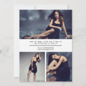 モデル用コンポジットカード / ゼッドカード 招待状 (裏面)