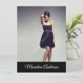 モデル用コンポジットカード / ゼッドカード 招待状 (スタンド正面)