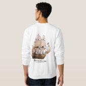 モデル船の解剖学の菓子のワイシャツ スウェットシャツ (裏面フル)