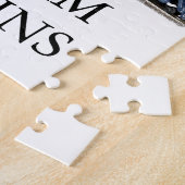 モデル蒸気機関車 ジグソーパズル (側面)