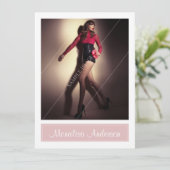 モデル補正カード 招待状 (スタンド正面)