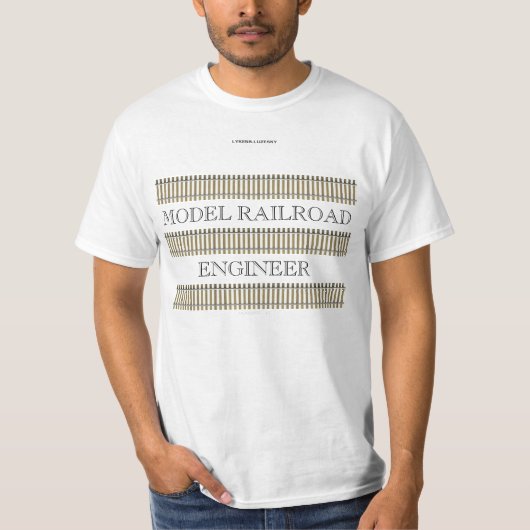 モデル鉄道技師 Tシャツ (正面)