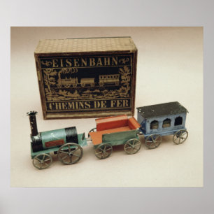 モデル鉄道、c.1870 ポスター