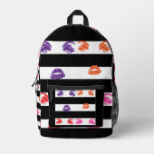 モデル顔 プリントバックパック (正面)