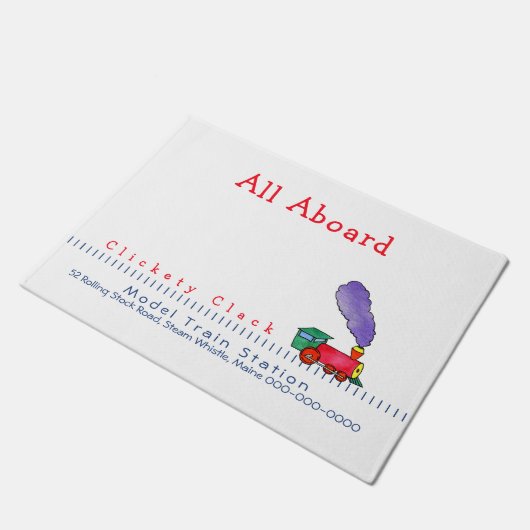 モデル駅のすべて ドアマット (アングル)