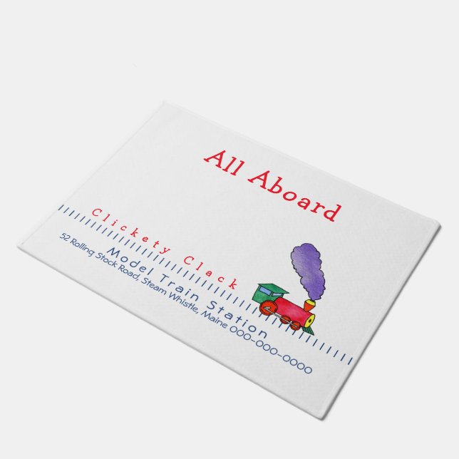 モデル駅のすべて ドアマット (アングル)