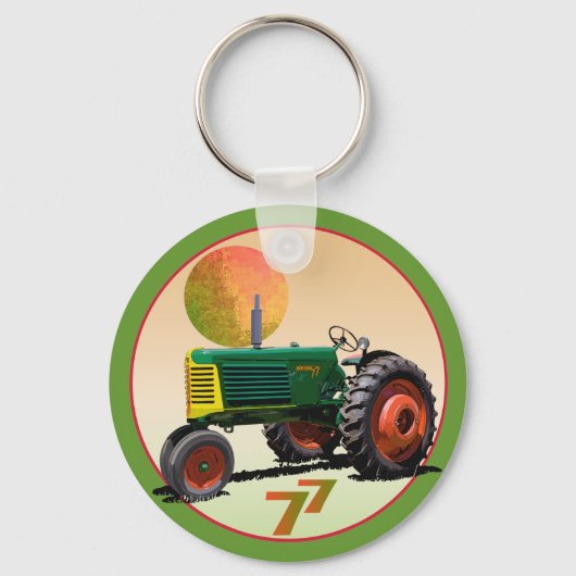 モデル77行トリミング キーホルダー (正面)