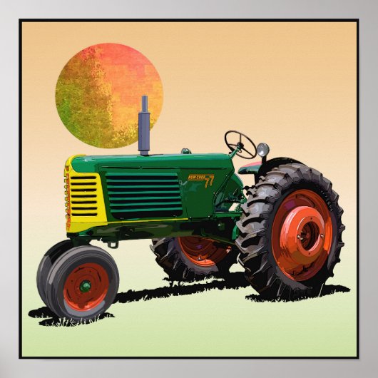 モデル77行トリミング ポスター (正面)