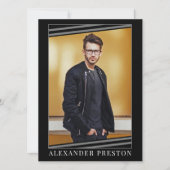 モデル アクター コンポジット カード ゼッド カード 2 写真 5.5x7.5 (正面)