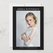 モデル アクター コンポジット カード 6 写真 5x7 (裏面)