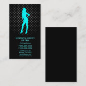 モデル・エージェンシーのカスタムな名刺 名刺 (正面/裏面)