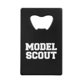 モデル・スカウト クレジットカード栓抜き (正面)