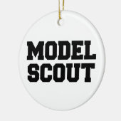 モデル・スカウト セラミックオーナメント (左)