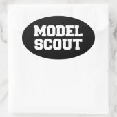 モデル・スカウト 楕円形シール (バッグ)