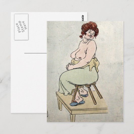 モデル - ツィルレ ポストカード (正面/裏面)