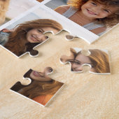 モデル、写真ミニマルグリッド（17枚） ジグソーパズル (側面)