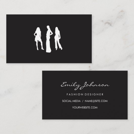 モデル 名刺 (正面/裏面)