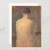 モデル・from Behind by Georges Seuratヴィンテージ・アート (正面/裏面)