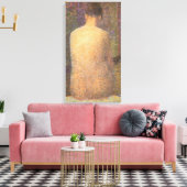 モデル・from Behind by Georges Seuratヴィンテージ・アート キャンバスプリント (インサイチュ (リビング))