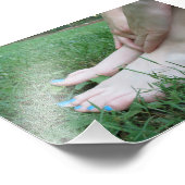 「モデルA」足写真プリント フォトプリント            (角)