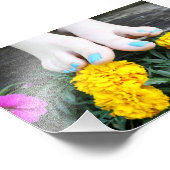 「モデルA」足写真プリント フォトプリント            (角)