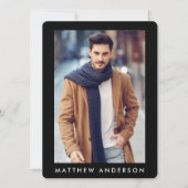 モデルActor Comp Card - 3フォトバックBlk R (正面)