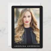 モデルActor Comp Card Blk - 3フォトバックR (正面)