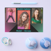 モデルCOMPカードのヘッドショットを使用 チラシ (シングル)