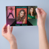 モデルCOMPカードのヘッドショットを使用 チラシ (ハンドル)