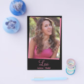 モデルCOMPカードのヘッドショットを使用 チラシ (シングル)