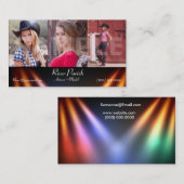 モデルHeadshotの名刺俳優及びモデル 名刺 (正面/裏面)