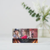 モデルHeadshotの名刺俳優及びモデル 名刺 (スタンド正面)