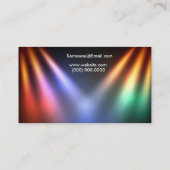 モデルHeadshotの名刺俳優及びモデル 名刺 (裏面)