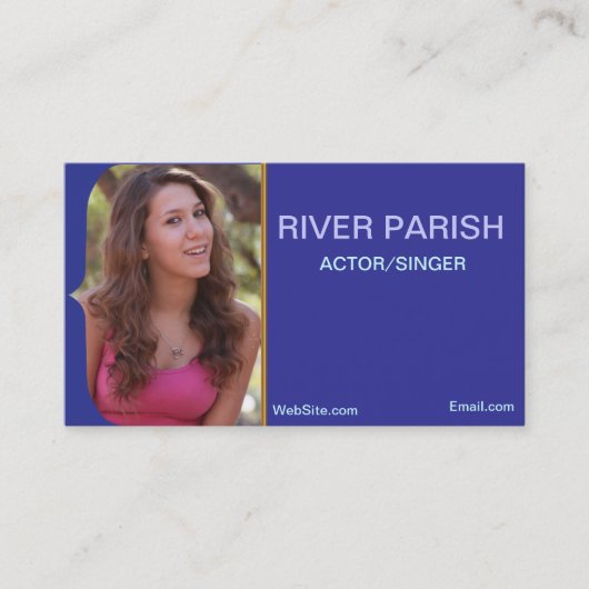 モデルHeadshotの名刺 名刺 (正面)